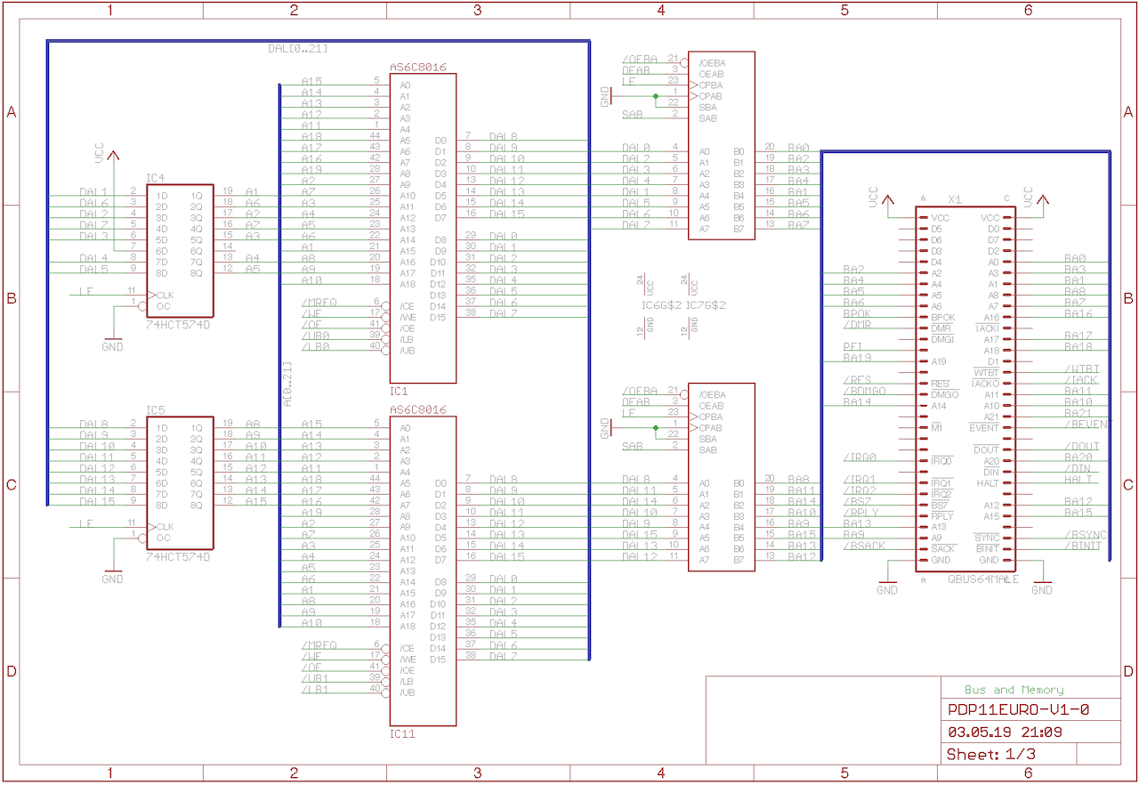 CPU Board Schematic