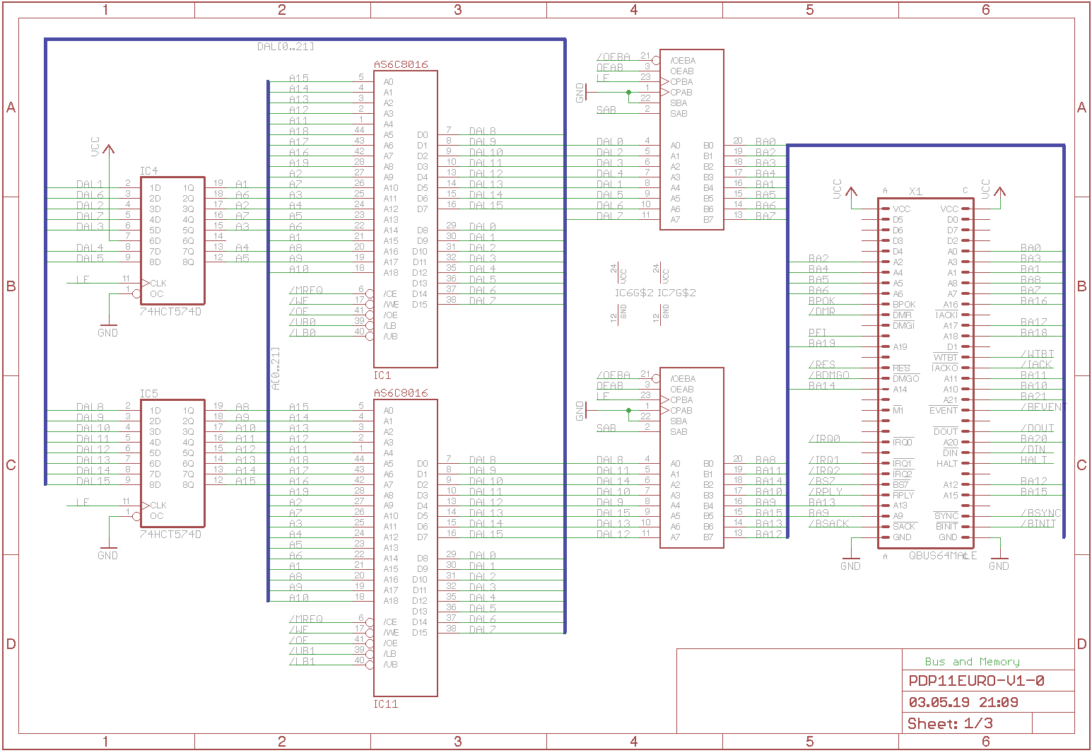 CPU Board Schematic