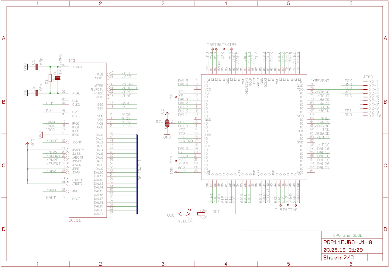 CPU Board Schematic